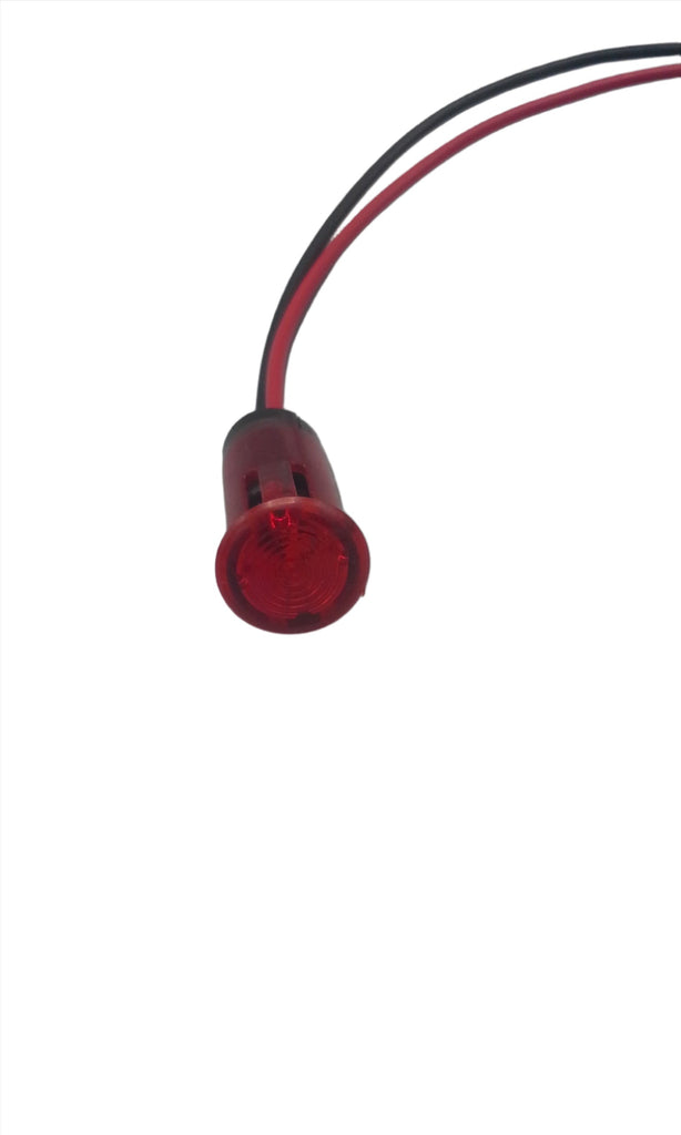 1/2 Red LED Indicator Dash Marker Light Trailer RV Truck Recessed (010-4400-1)