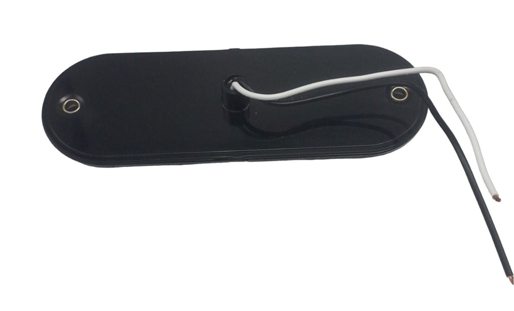 1-Maxxima Low Profile White LED 6" Oval Reverse Backup Light Cargo Flush Surface (M63350)