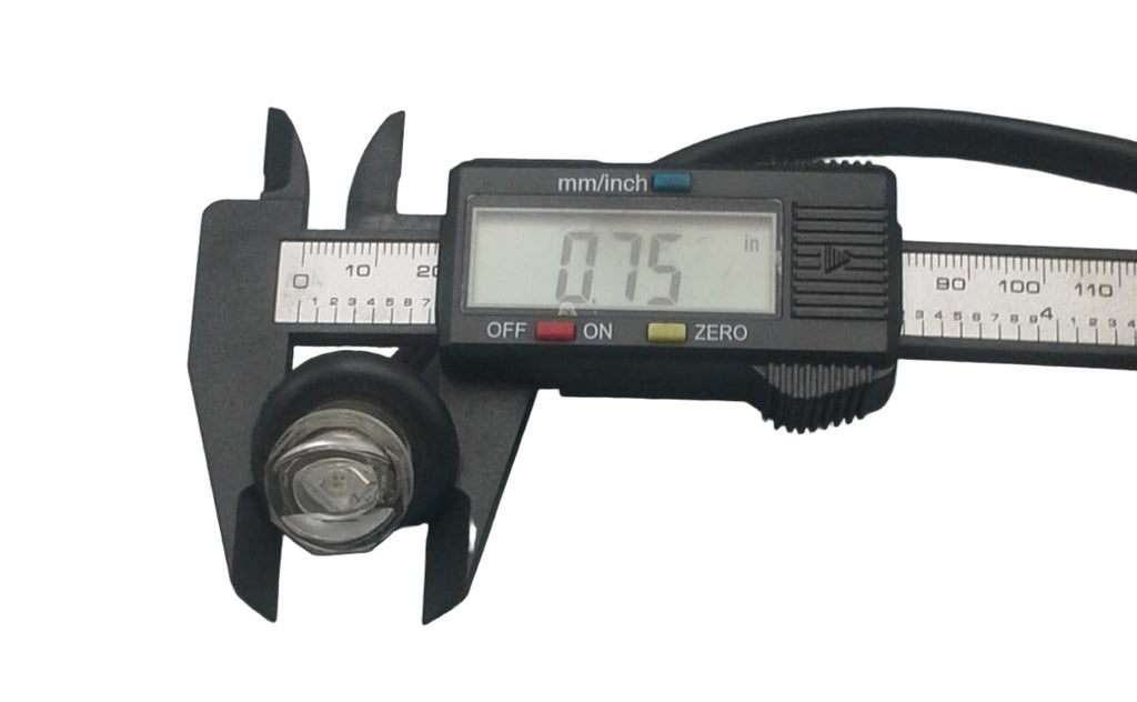 10- Single Red Diode LED 3/4 Marker Lights Trailer 55R (J-55-R-LOTOF10)