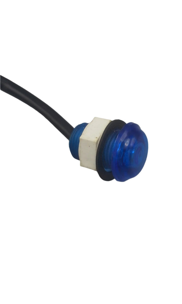 11/16 Blue Jammy Bullet Light 1 LED Waterproof Marker Accent P2 Rated Aux Use (J-5-B)