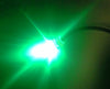 11/16 Green Clear Jammy Bullet Light 1 LED Waterproof Marker Accent P2 Rated (J-5-GC)