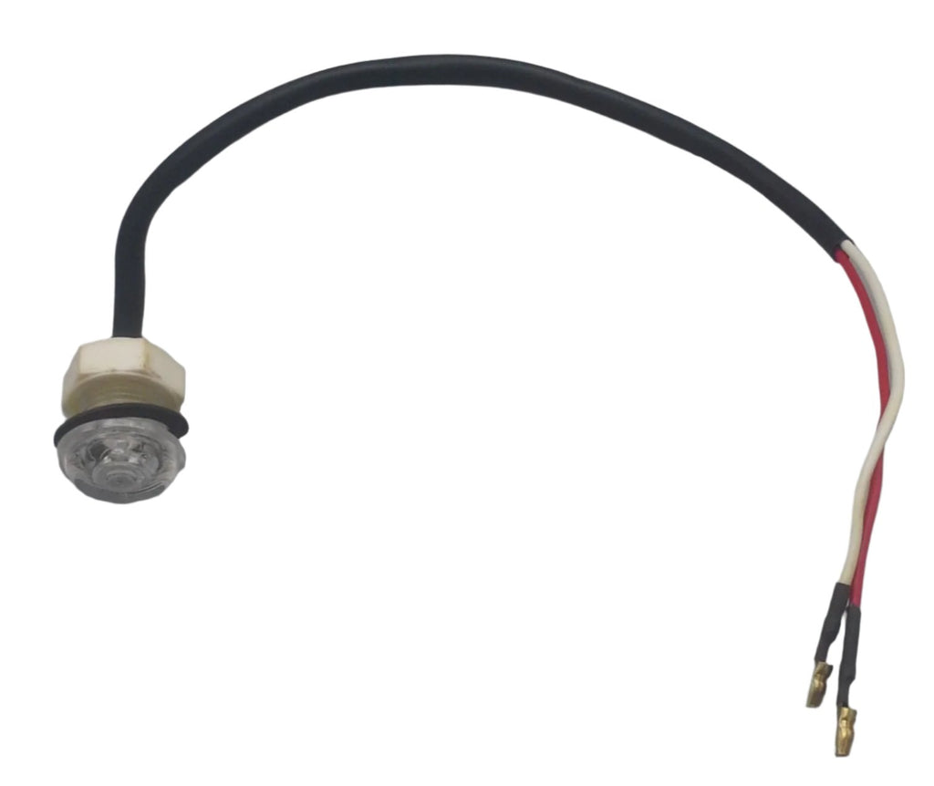 11/16 Red Clear Jammy Bullet Light 1 LED Waterproof Marker Accent P2 Rated (J-5-RC)