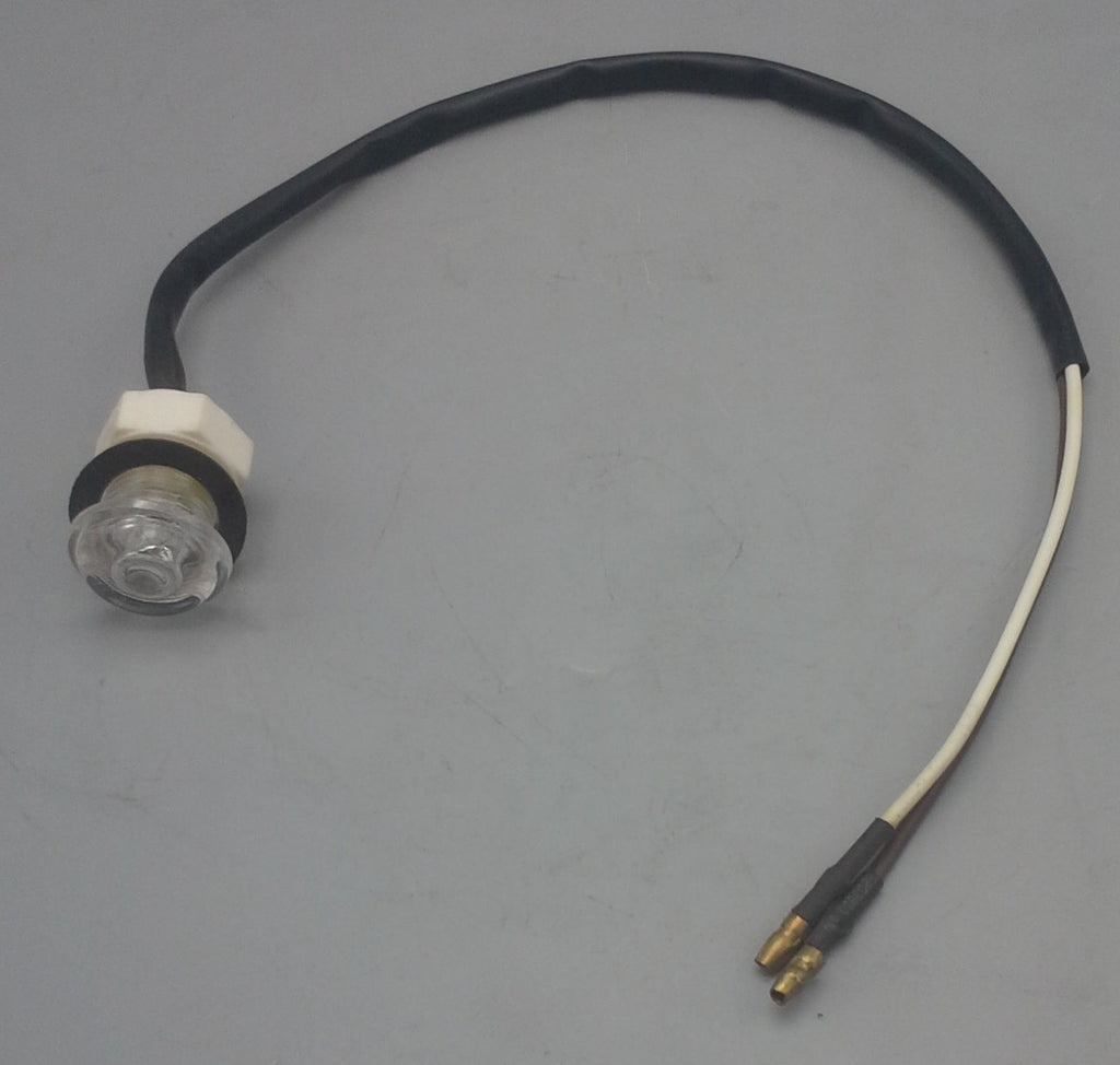 11/16 White Clear Jammy Bullet Light 1 LED Waterproof Marker Accent P2 Rated (J-5-C)