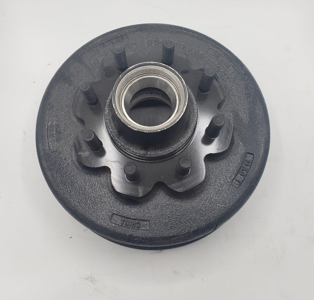 Trailer Hub Brake Drum 8K Axle 12-1/4"x3-3/8" 5/8 stud Oil/grease 8000# Lippert 674862 (99-86580-46-KIT)