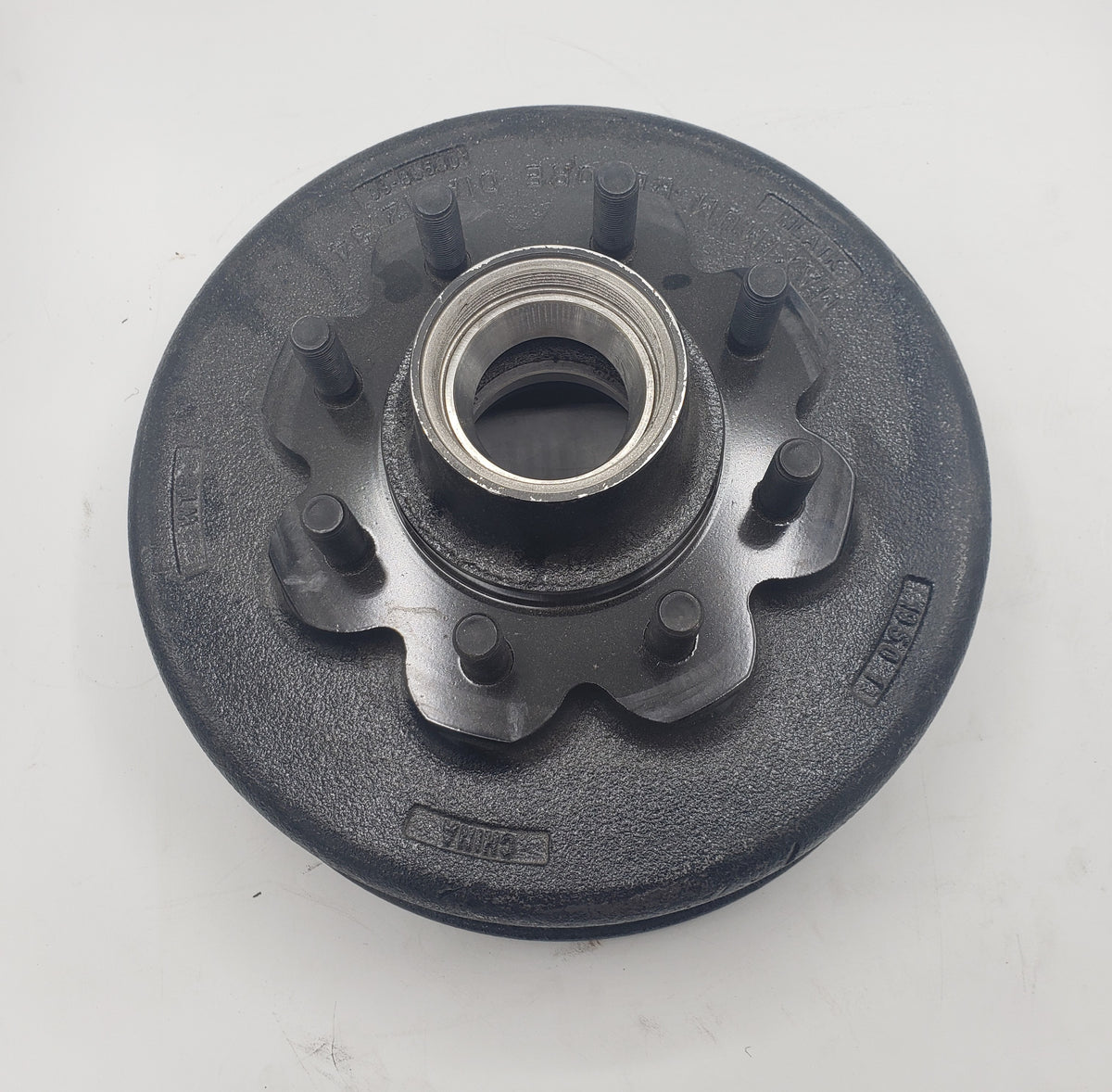 Trailer Hub Brake Drum 674862 -8K Axle 12-1/4"x3-3/8" 5/8 stud Oil/grease 8000# Lippert (99-86580-46)
