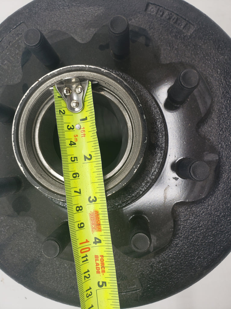 Trailer Hub Brake Drum 8K Axle 12-1/4"x3-3/8" 5/8 stud Oil/grease 8000# Lippert 674862 (99-86580-46-KIT)