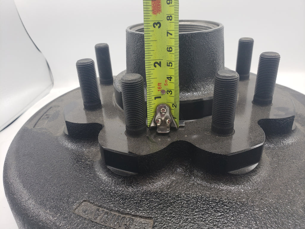 Trailer Hub Brake Drum 8K Axle 12-1/4"x3-3/8" 5/8 stud Oil/grease 8000# Lippert 674862 (99-86580-46-KIT)