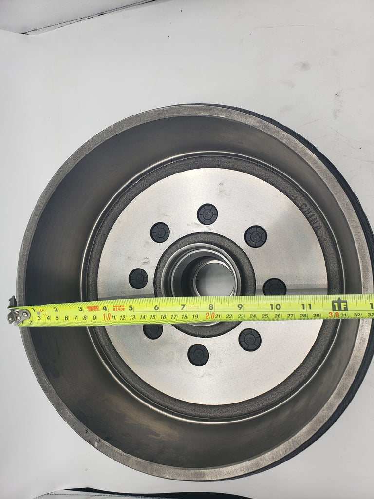 Trailer Hub Brake Drum 8K Axle 12-1/4"x3-3/8" 5/8 stud Oil/grease 8000# Lippert 674862 (99-86580-46-KIT)