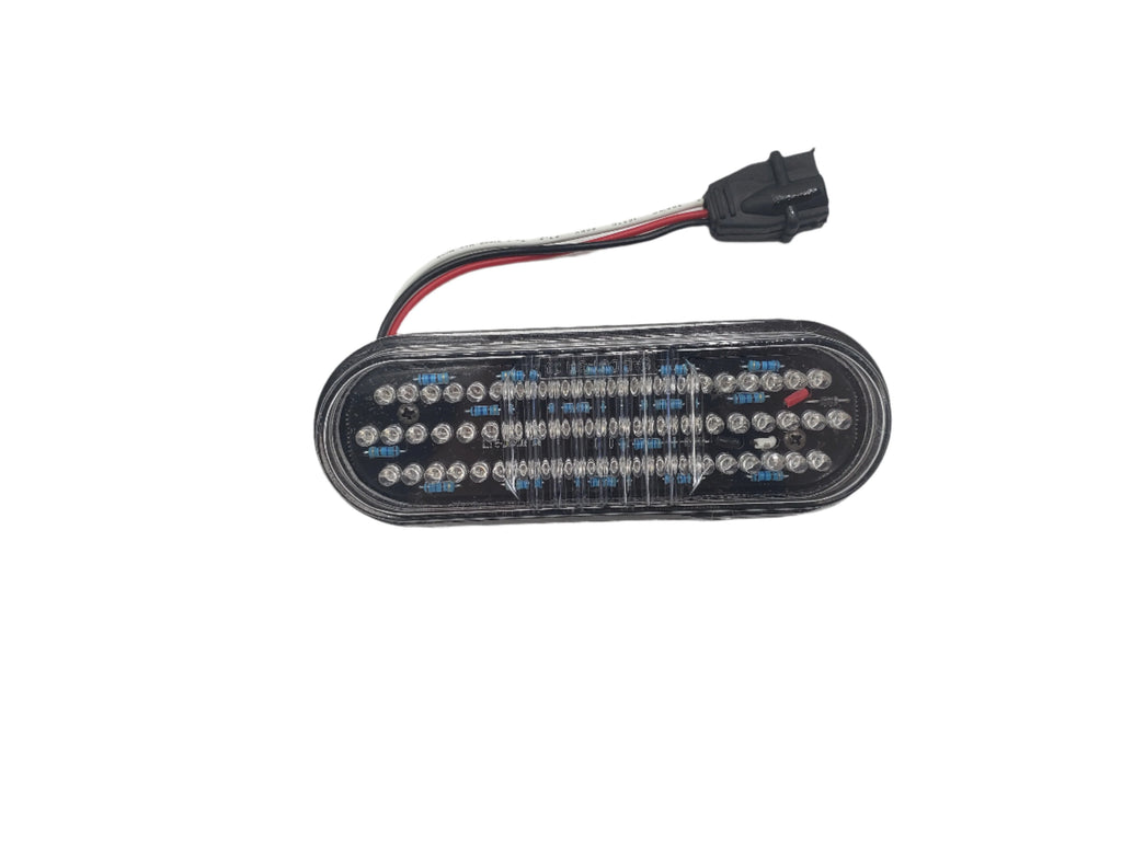 ONE - Kaper II 6 LED Light Oval Stop Turn Tail Red Clear Diode Grommet Trailer (1T-L16RI-KIT)