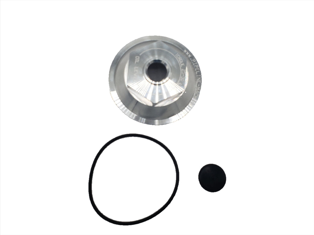 2 BILLET ALUMINUM 4" Oil Bath Cap 21-36 Trailer Axle Bearing Hub 10K-HD 12K-15K (21-36 Billet-Kitx2)