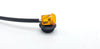 PAIR Of Maxxima 3/4" Round LED P2PC CM Amber With 3/4" Weld-On Light Bracket (M09300Y-34-BRACKET-PAIR)