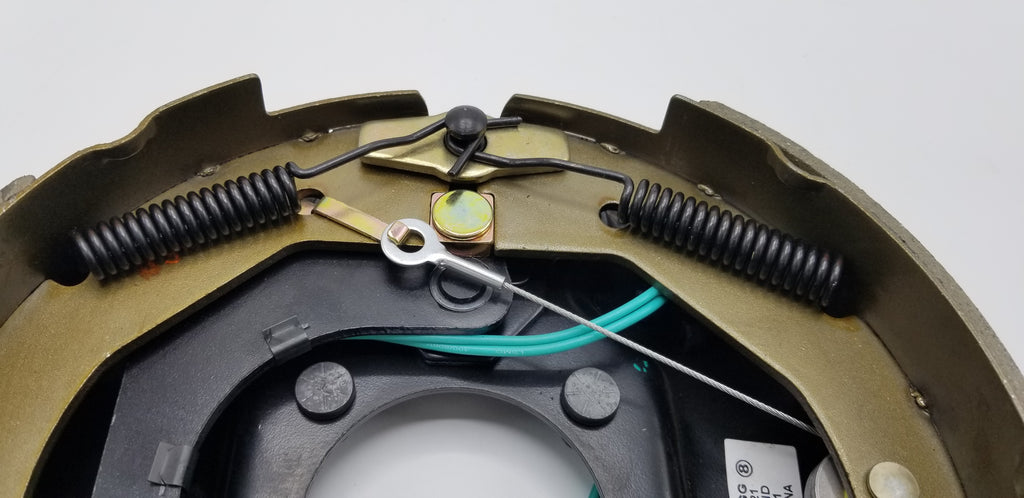 3500# Trailer Axle Self-Adjusting 10" Electric Brake Kit 5x4.5 Bolt Circle fits Dexter (94545-B-FSA-IMP-K1)