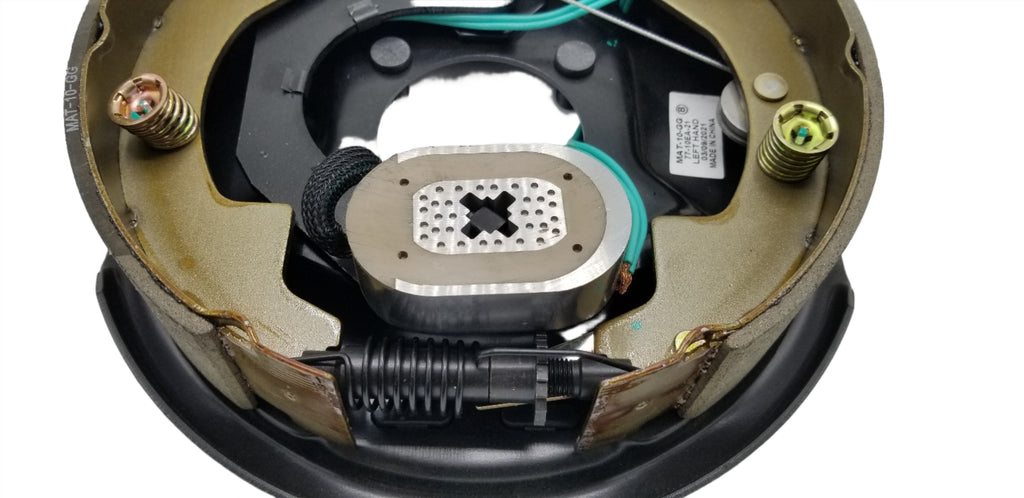 3500# Trailer Axle Self-Adjusting 10" Electric Brake Kit 5x4.5 Bolt Circle fits Dexter (94545-B-FSA-IMP-K1)