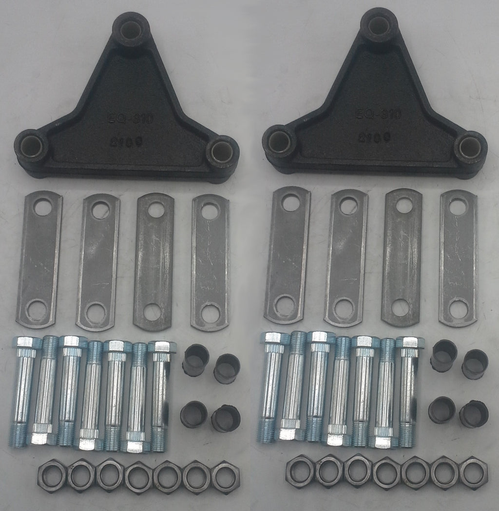 Tandem Axle Trailer Spring Suspension Rebuild Kit 3500-7000# TALL Long Shackle (SRK-TA-3.5SB-TE-35)