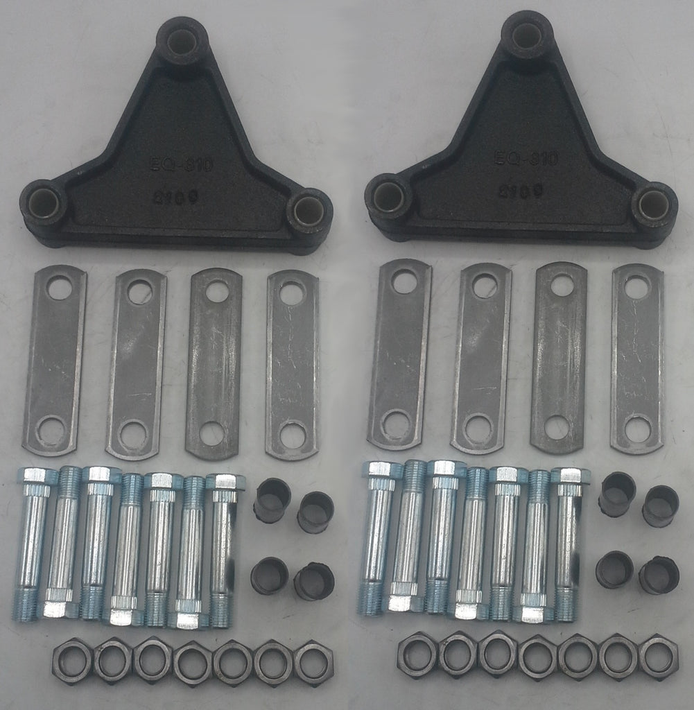 Tandem Axle Trailer Spring Suspension Rebuild Kit 3500-7000# TALL Long Shackle (SRK-TA-3.5SB-TE-35)