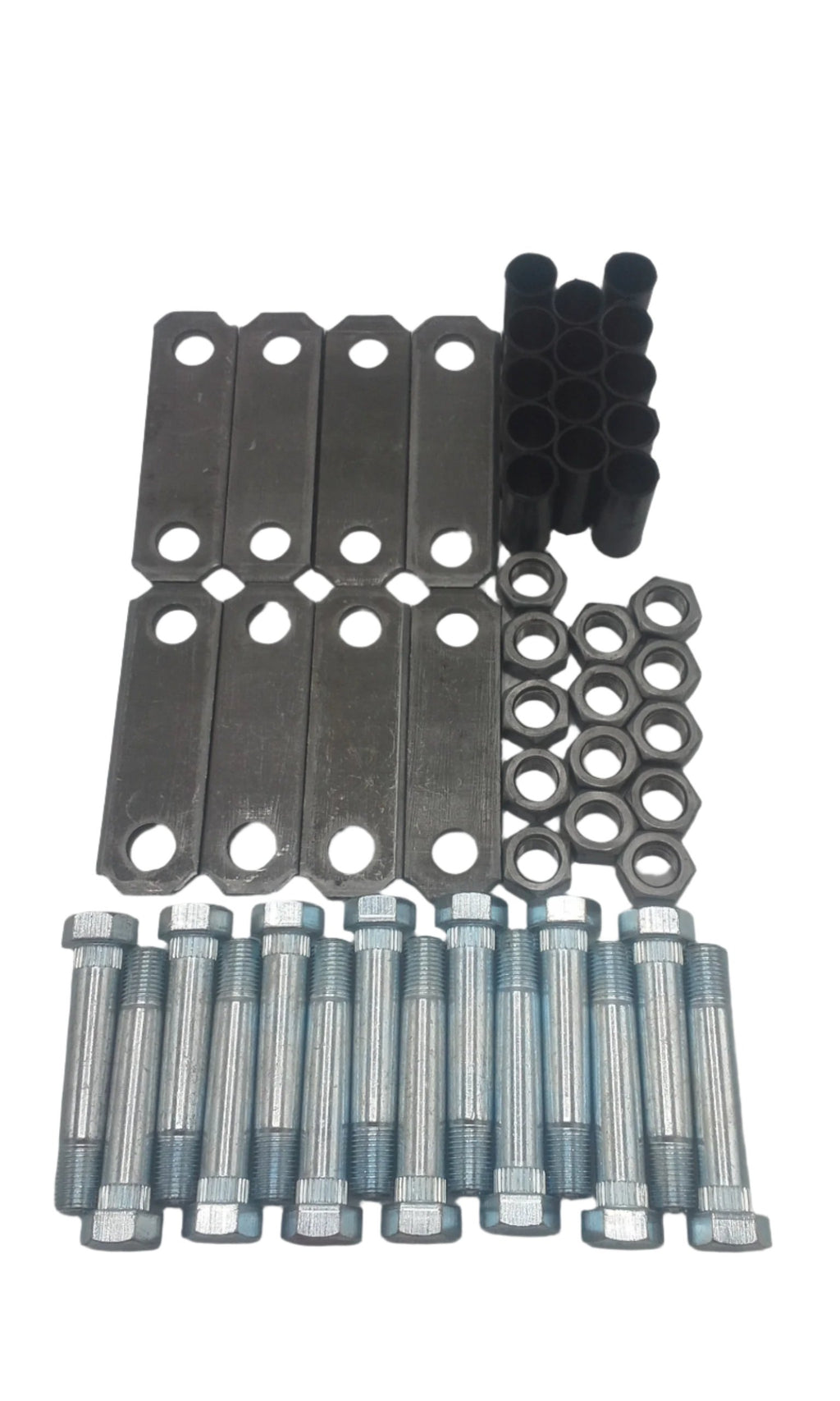 Rebuild Kit, Tandem Axle, 3" Bolts, Nylon Bushings, 3.125" Straps, No EQs (SRK-TA-SB-3125)