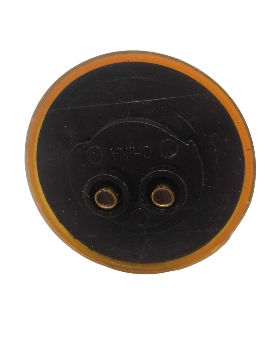 2 - 2" Round Amber 4 LED Beehive Clearance Marker Side Vantage Light Jammy (J-1055-AK-X2)