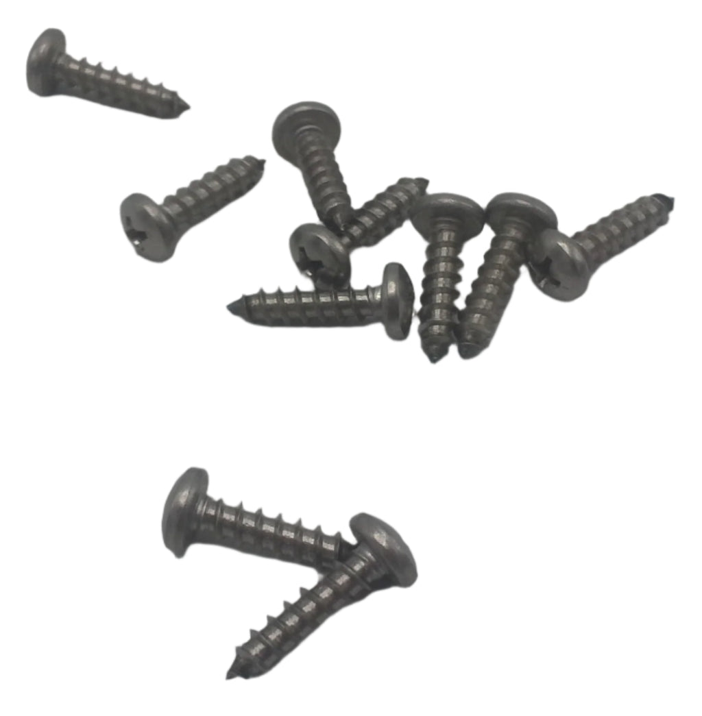 TEN- Stainless Steel Screws Cargo Trailer exterior Wall Panel skin Camper Trim (1034PPA-S302-LOTOF10)