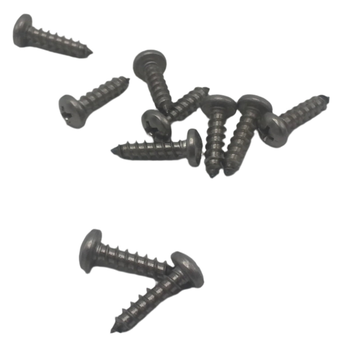 TEN- Stainless Steel Screws Cargo Trailer exterior Wall Panel skin Camper Trim (1034PPA-S302-LOTOF10)