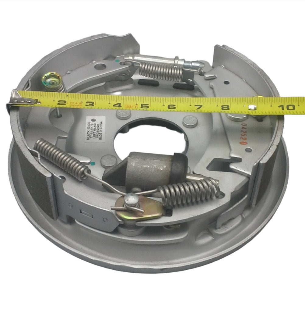 2 Pairs (4 Brakes) - 10" Hydraulic Dacromet Coated 3500# Free Backing Plate Trailer Brakes (AKFBBRK-35-PAIR-DACROx2)