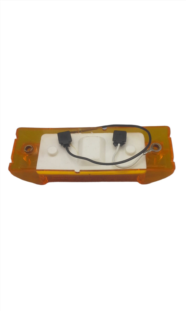2" x 6" Amber LED Clearance / Marker Light – Reflective Surface (8-Pack) (J-485-A8)