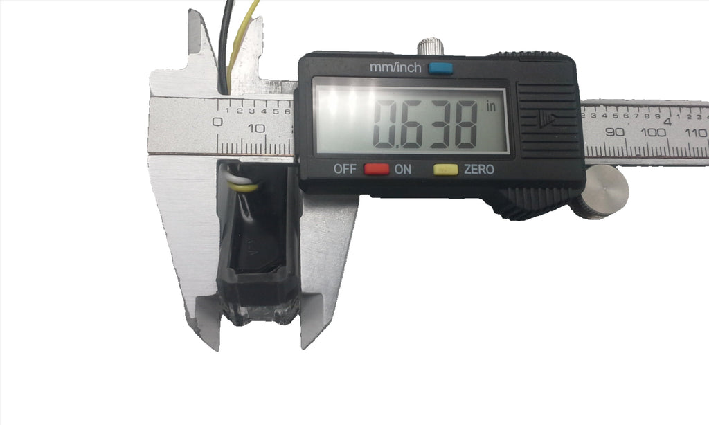 2- TecNiq Amber Turn Signal/Marker LED EON Light Motorcycle Hidden Small blinker (E03-A003-1 + E03-0SV0-1-LOTOF2)