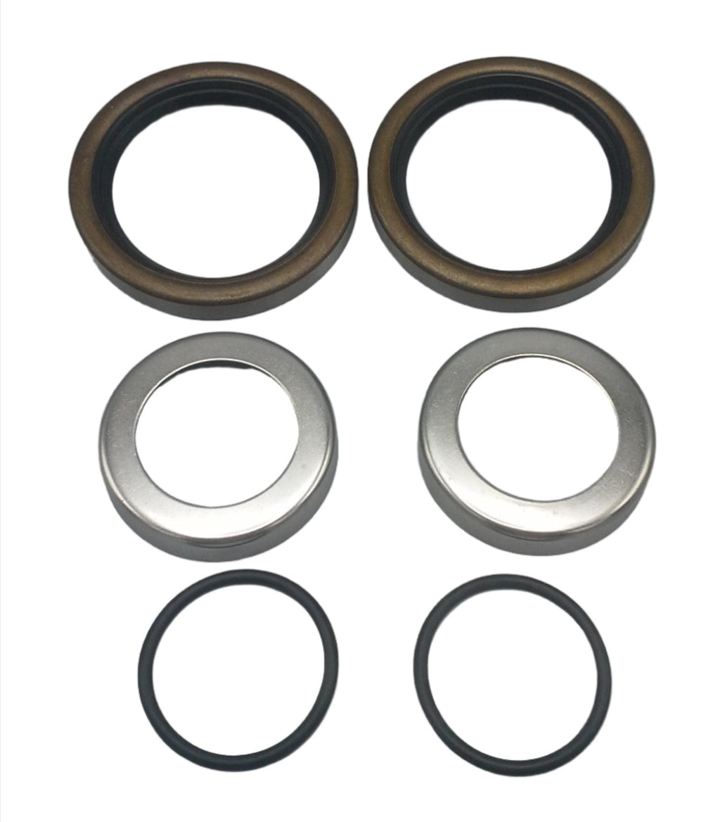 2 - Trailer Axle Spindle Seal Repair Sleeve Kit Upgrade 6000# 1.938 2.5 #9 Spindo (5627)