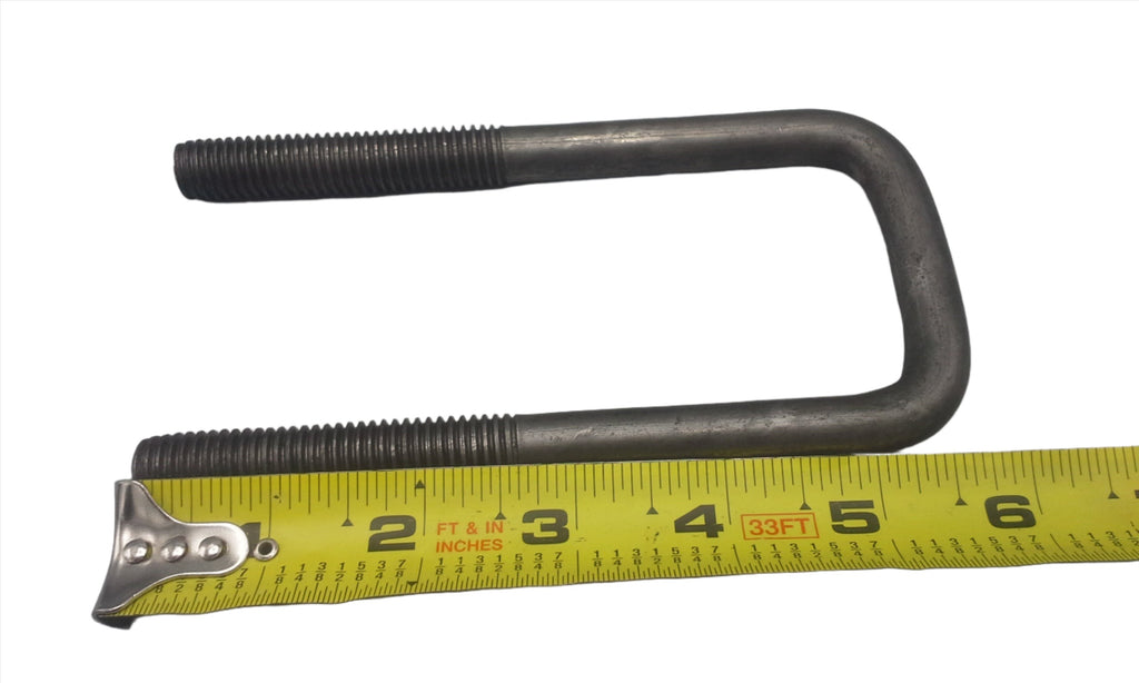 2-1/8 x 5-3/8 Square U-bolt Trailer Axle Suspension 1/2" Diameter w/ Nuts (32443-KIT)