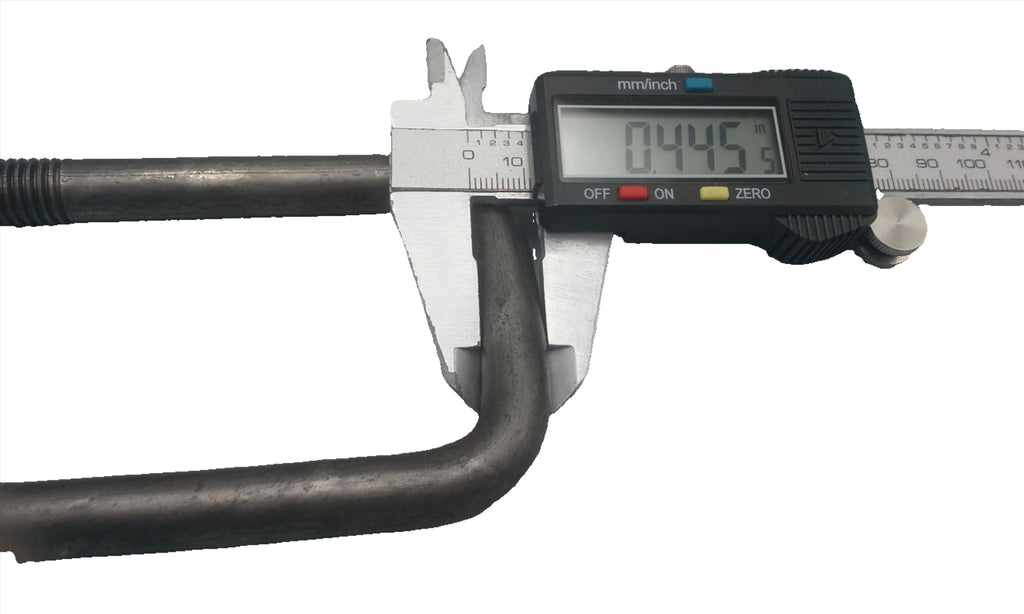 2-1/8 x 5-3/8 Square U-bolt Trailer Axle Suspension 1/2" Diameter w/ Nuts (32443-KIT)