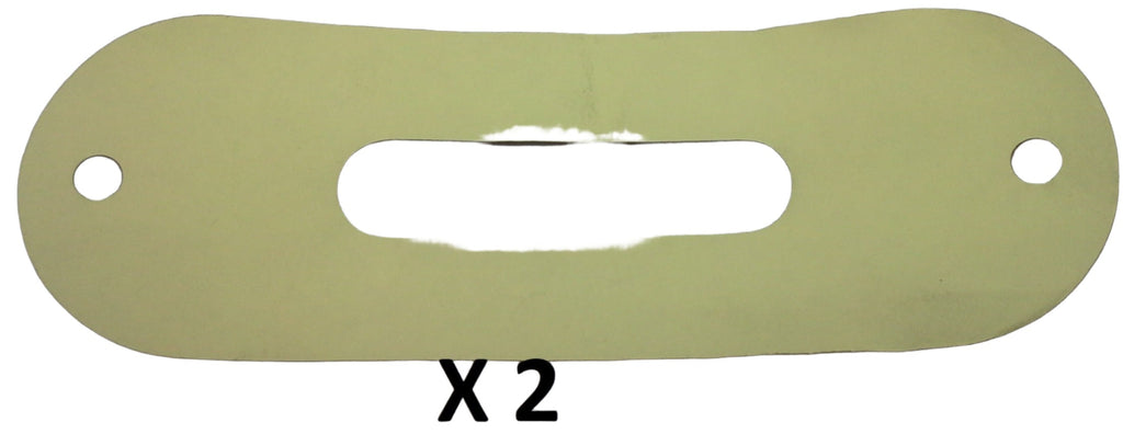 2-Maxxima Low Profile White LED 6" Oval Reverse Backup Light w/ Mounting Tape (M63350 + M63350-TAPE)