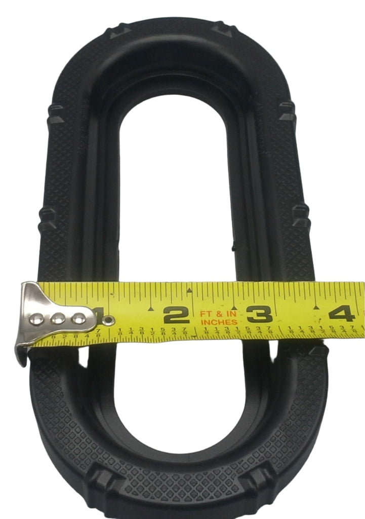 2 - Maxxima Low Profile White LED 6" Oval Reverse Cargo Flush Surface w/grommet (M63350 + M50607-LOTOF2)