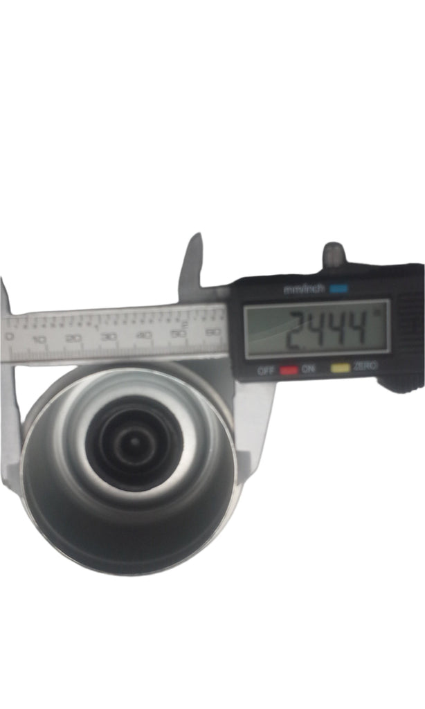 Pair - Stub Axle Replacement 2000# 5x4.5 Hubs 1.5" Flanged Round Spindles (BYOAK-545BT16FZ-KITX2)