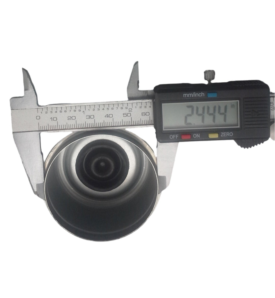 Pair - Stub Axle Replacement 2000# 5x4.5 Hubs 1.5" Flanged Round Spindles (BYOAK-545BT16FZ-KITX2)