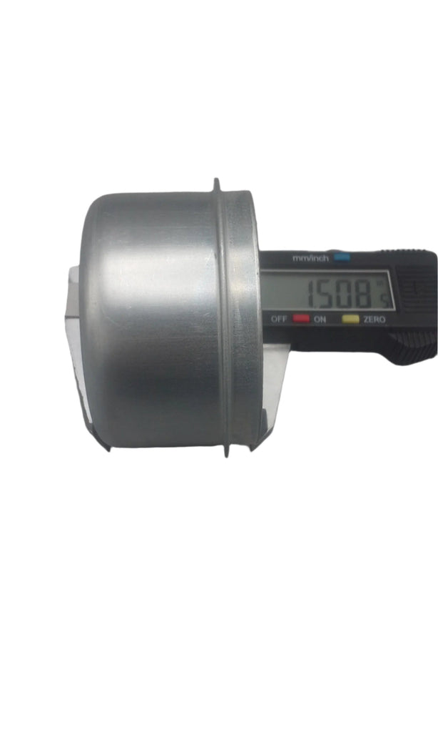 Pair - Stub Axle Replacement 2000# 5x4.5 Hubs 1.5" Flanged Round Spindles (BYOAK-545BT16FZ-KITX2)