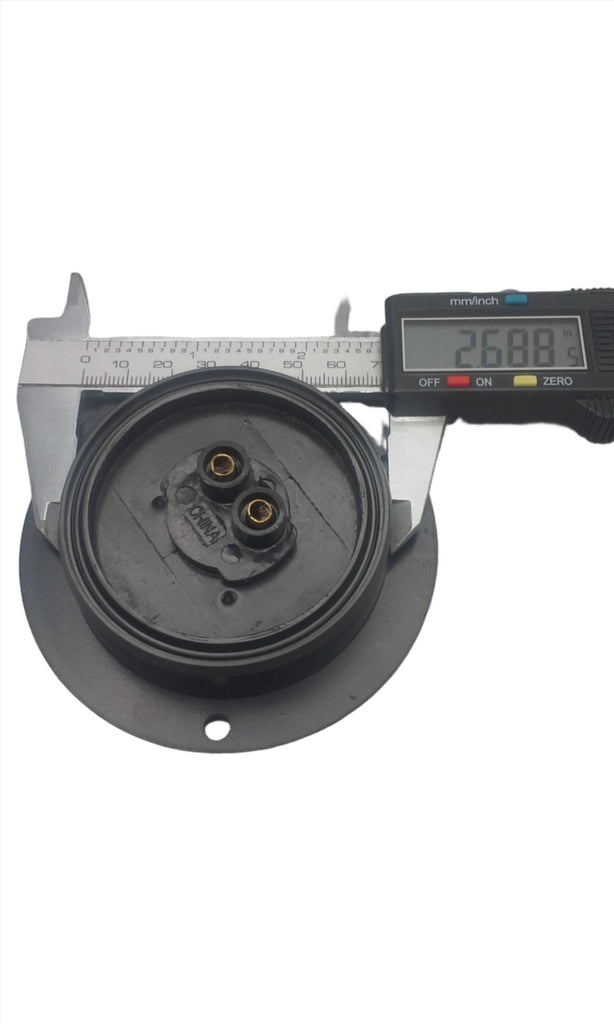 2.5" Red Round Sealed Clearance Marker Light 4 LED Recessed Flush Mount (J-25-FFR)