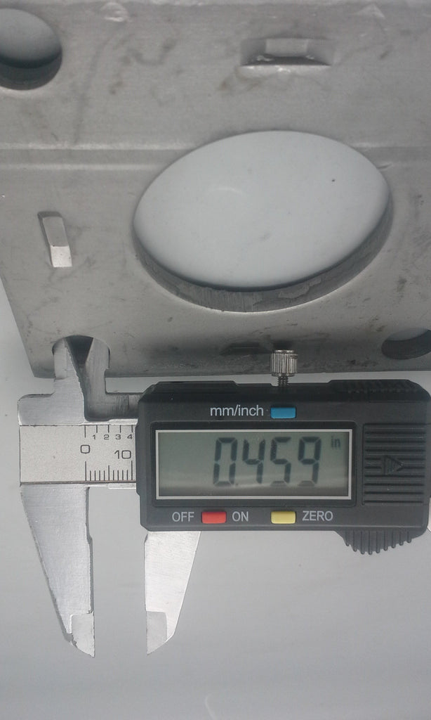 2000# Trailer Axle Brake Backing Plate Mount Flange 1.64" size spindle axel (004-034-00)