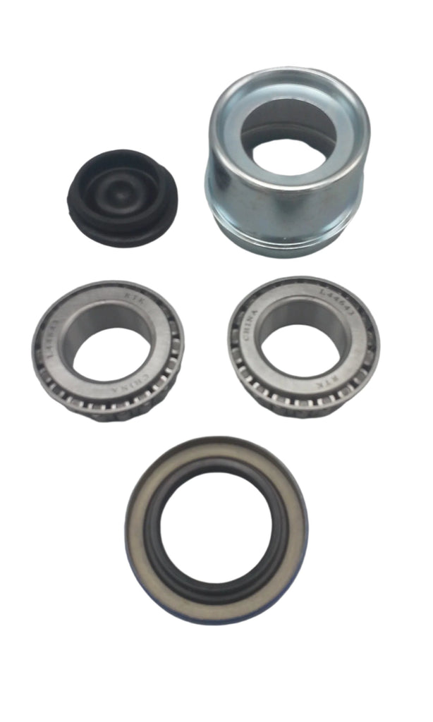 ONE Axle stub end 2000# 4 x 4 Hub Axel Kit with Square Spindles Side car Trailer (BYOAK-BT8-H440-SQ-ONE)