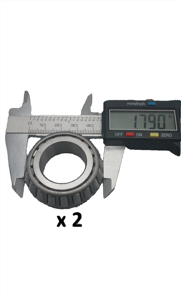 2,000LB Trailer Axle 1" Inner Diameter Bearing Kit W/Seal EZ Lube Cap (BYOAK-100-KIT-LOOSE)
