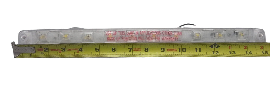 Maxxima White LED Backup Reverse Surface Mount Strip Light Trailer Flatbed Jeep (M63318-A)