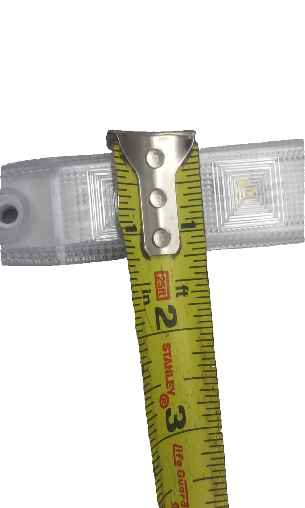 2 - Maxxima White LED Backup Reverse Surface Mount Light Trailer Flatbed Jeep (M63318-A-LOTOF2)