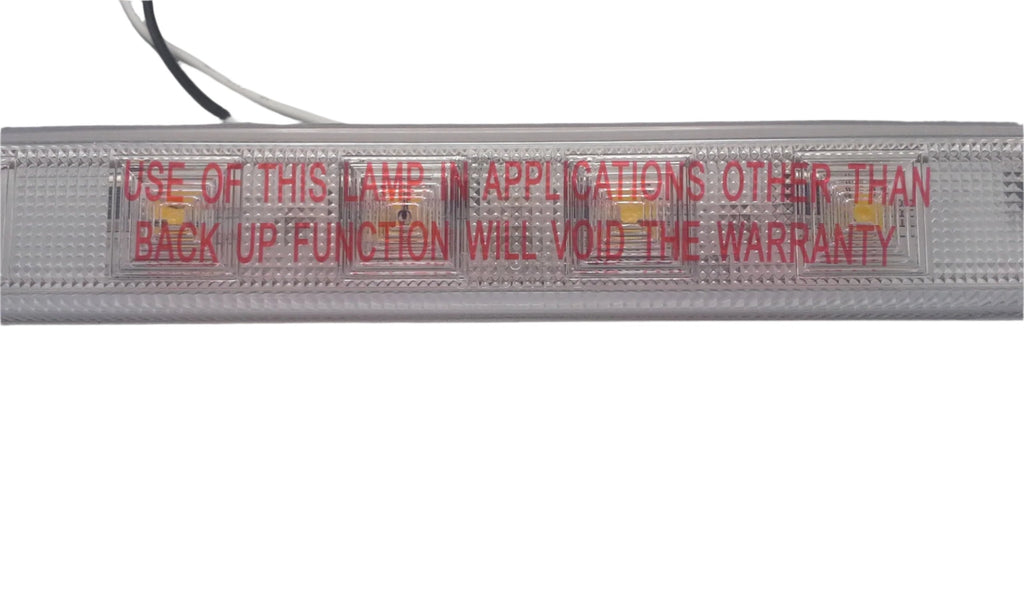 Maxxima White LED Backup Reverse Surface Mount Strip Light Trailer Flatbed Jeep (M63318-A)