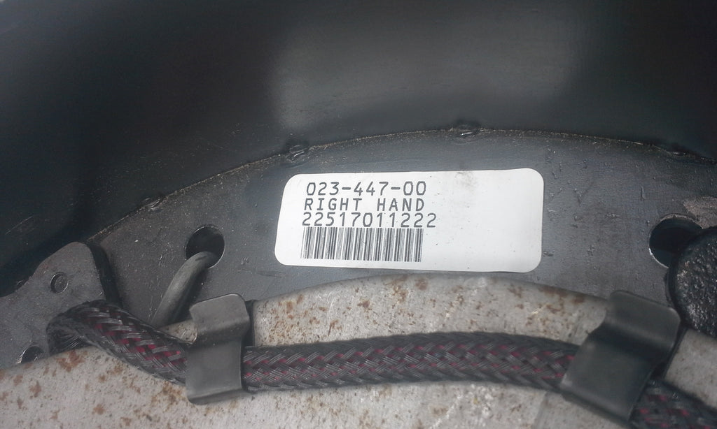 TWO 12.25" x 5" Dexter Brake Backing Plate Electric Trailer 15,000# 12K 15K axle (023-446-447)