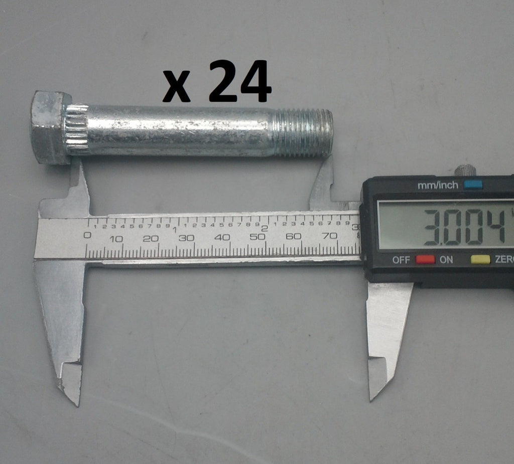 Triple Axle Suspension Rebuild Kit Eq-E1 3" Dry Bolts Nylon Bushing fits Trailer (SRK-3A-SB-SE-2)