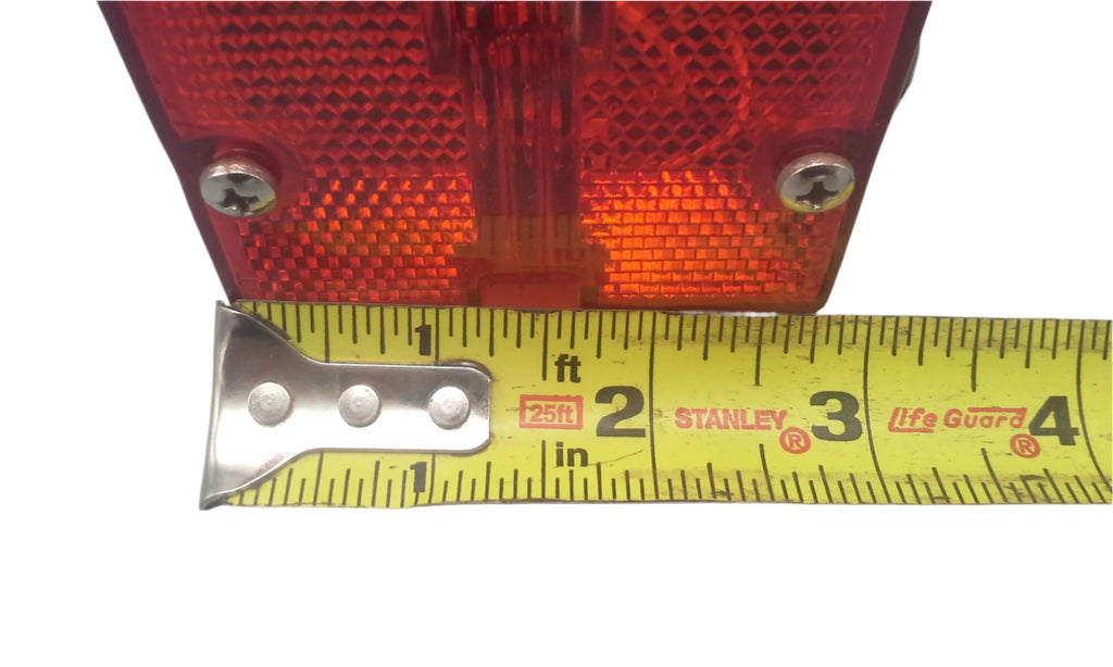 Jammy 4" Box Light Submersible Over 80 LED Red with Red Lens Light Truck Trailer RV curb side (J-20445)
