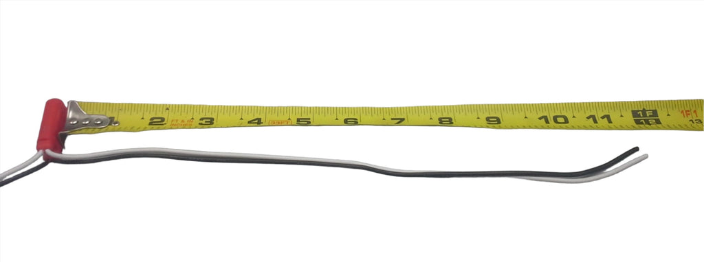 3/4" Maxxima Amber Clear Marker Light w/Wiring Harness 12" Leads (M09300YCL-KIT)