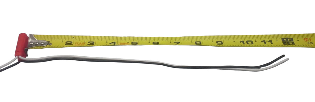 3/4 Maxxima Red Clear Marker Light w/Wiring Harness 12" Leads (M09300RCL-KIT)