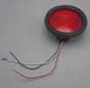 1 -4" Round Incandescent Red Light with Plug and Grommet (J-40-RK)