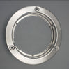 4" Round Stainless Steel Security Flange for Maxxima M42322 Trailer RV Light (M43253)