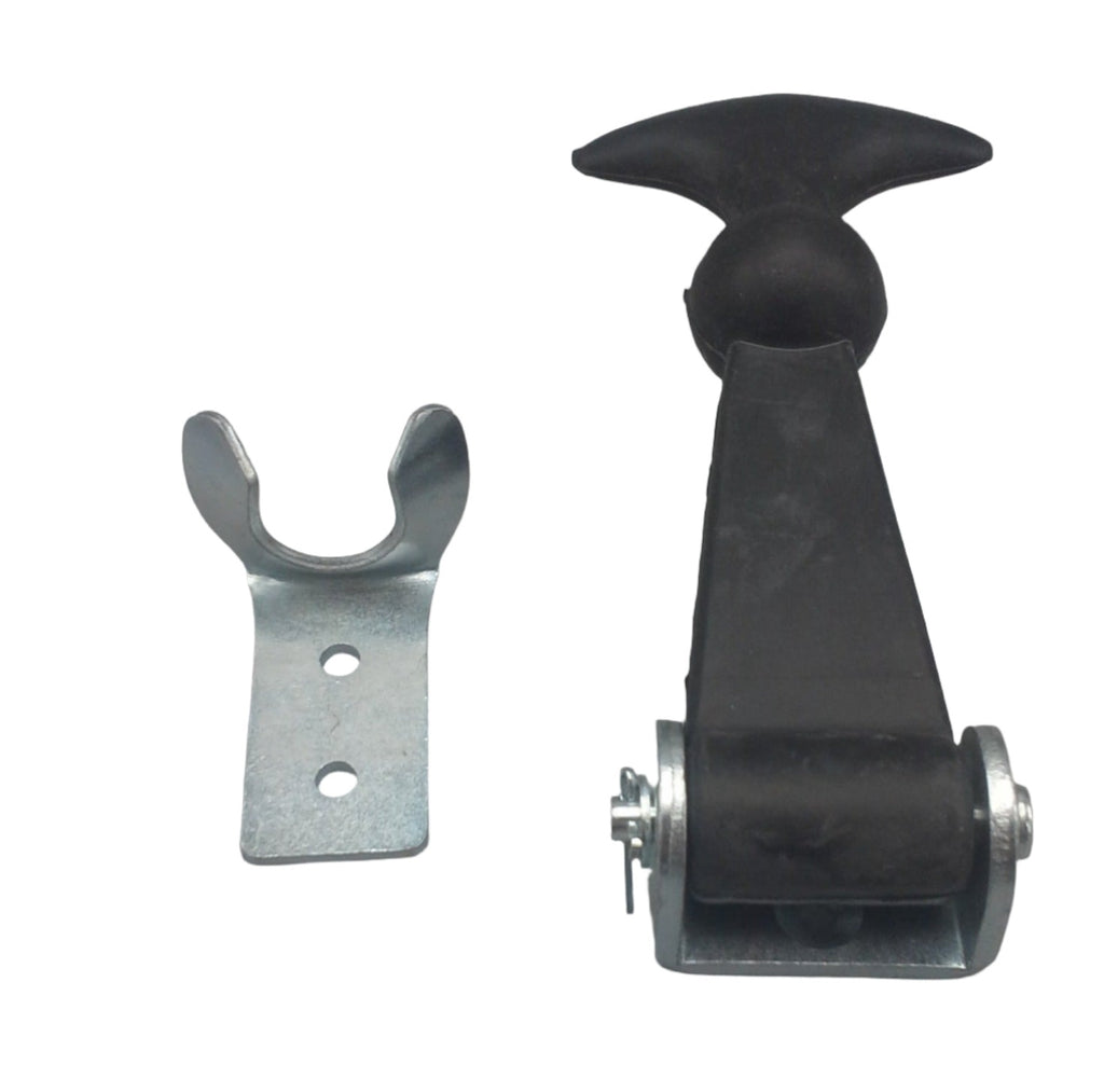 4.5" Heavy Duty Snowmobile Trailer Rubber Hood Latch Clasp Catch Tie Down Handle (RHD190)
