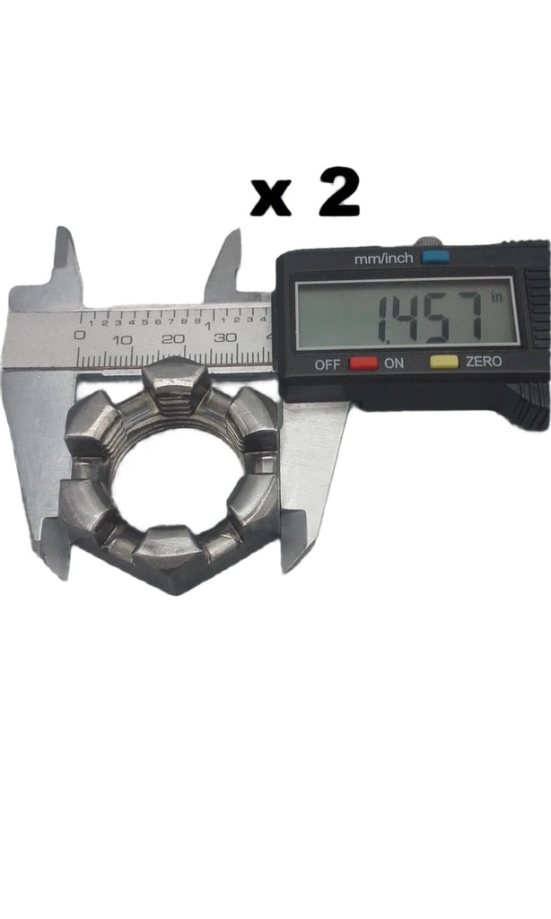 Build Your Own Axle Kit, 5 x 5.5" Hubs, Square Spindles for 3500# (BYOAK-84-H555-2.0S)